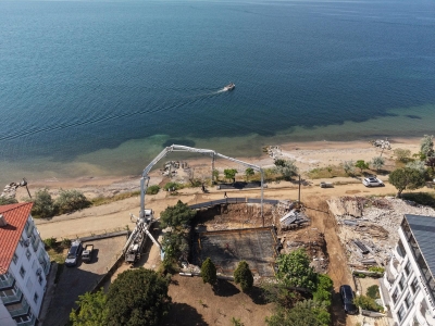 Sarı Bant Sonrası Temel Beton Dökümü