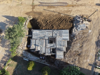 Radye temel beton dökümü ve perde yalıtım uygulamaları
