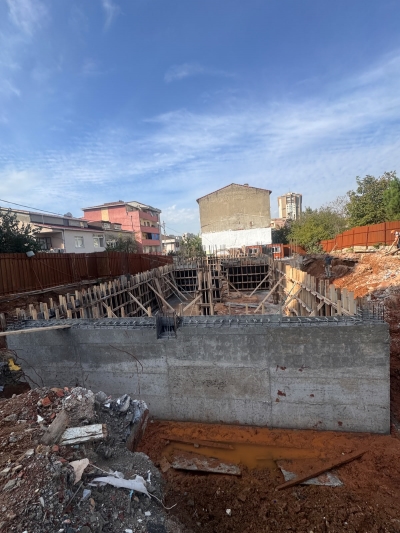 Bodrum Kat Perde Betonu Sonrası Kolon ve Kalıp İmalatları