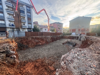 Metro Kent Evleri Gro Beton Uygulaması