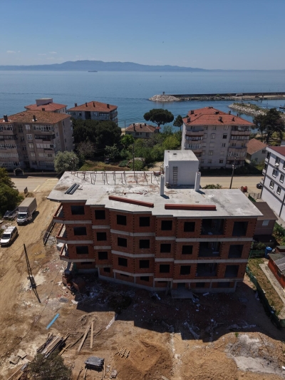 Marin Park Evleri Dış Cephe Kara Sıva Uygulaması