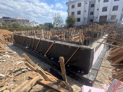 Barış Apartmanı -  Bodrum Kat Perde Beton Sonrası Su Yalıtımı