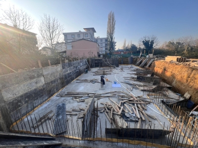 Radye Temel Üzeri Subasman Perde İşlemi