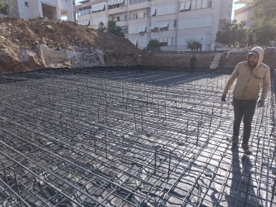 Barış Apartmanı - Temel Demir Döşeme