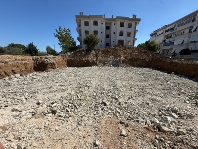Erdem İnşaat Barış Apartmanı Gro Beton Öncesi Taş Döşeme