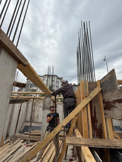 Erdem İnşaat İskele Evleri Tabla Beton Hazırlığı 