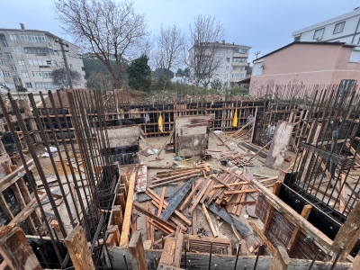 Marin Park Evleri - Bodrum Kat Perde Kalıp ve Kolon İmalatları