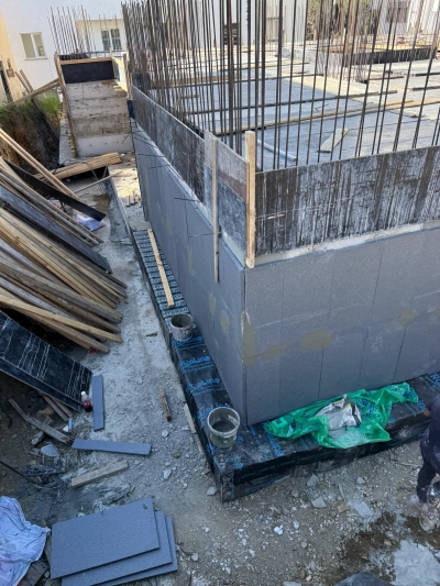 İskele Evleri İzolasyon Üzeri Köpük Uygulama