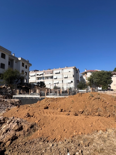 Barış Apartmanı - Temel Çevresi Dolgu Çalışmaları